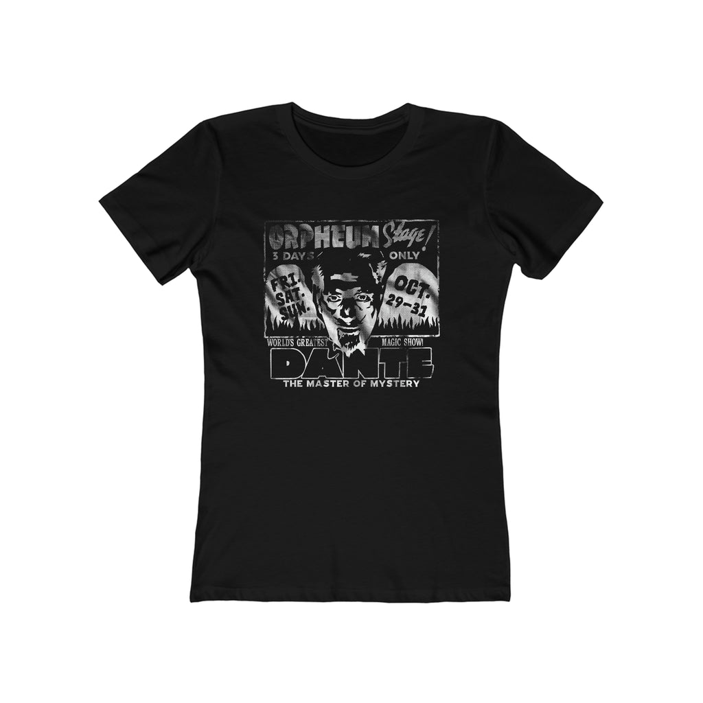 Dante The Master of Mystery Premium Cotton Women's T-shirt Solid Black