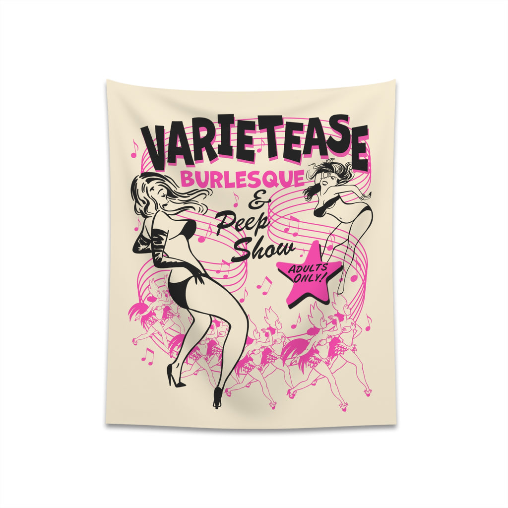 VarieTease Burlesque Soft Cloth Wall Tapestry 34"x40"