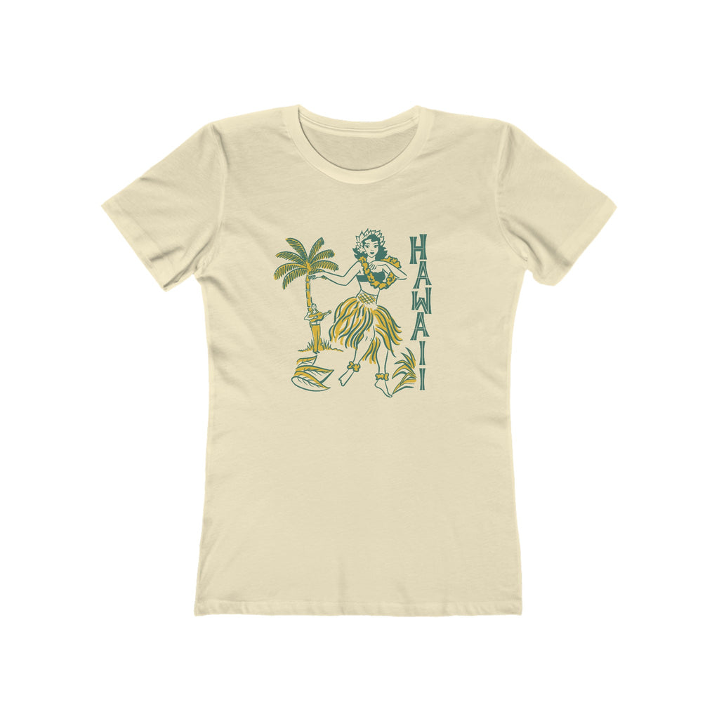 Hawaiian Hula Gal Retro Women's T-shirt