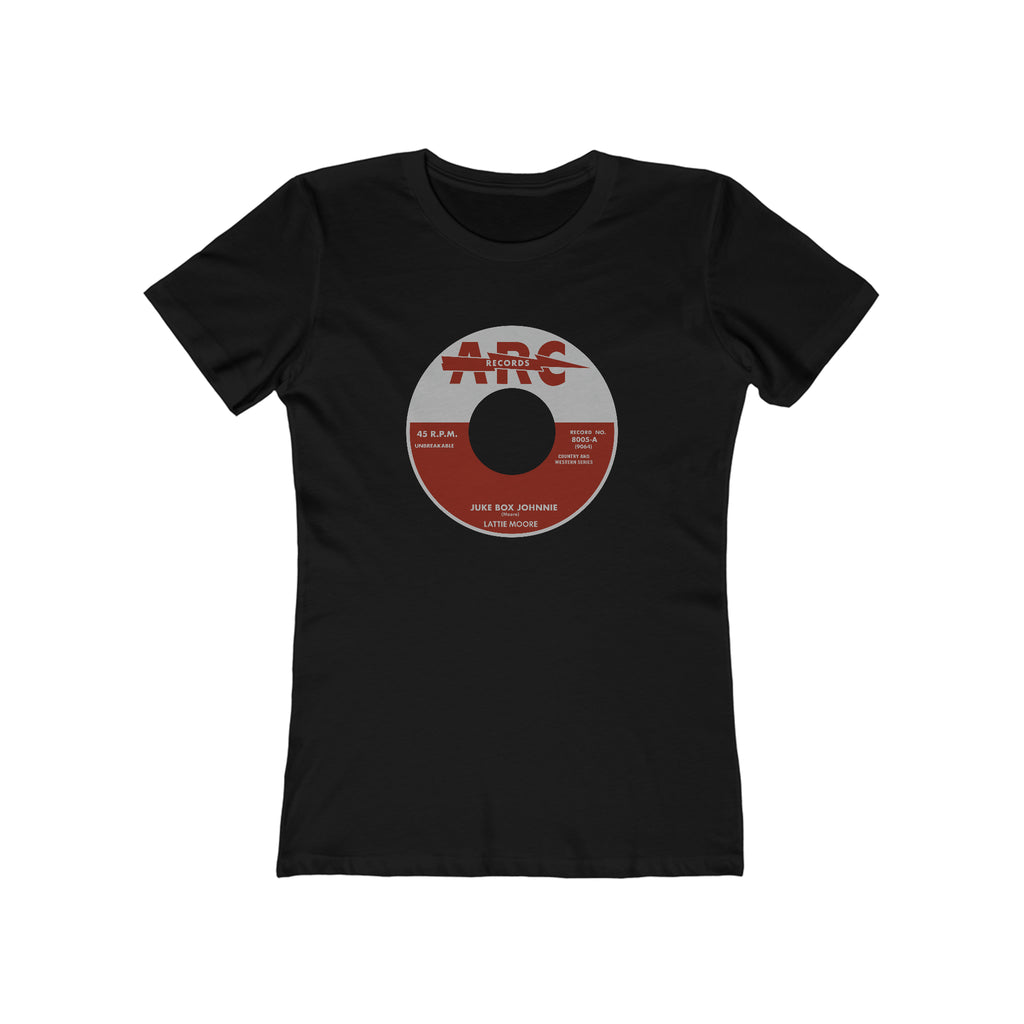 Arc Records Premium Cotton Women's T-shirt Solid Black