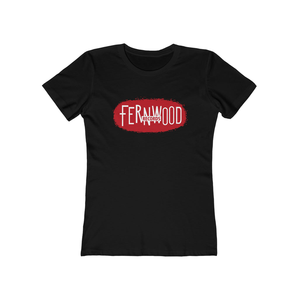 Fernwood Records Premium Cotton Women's T-shirt Solid Black