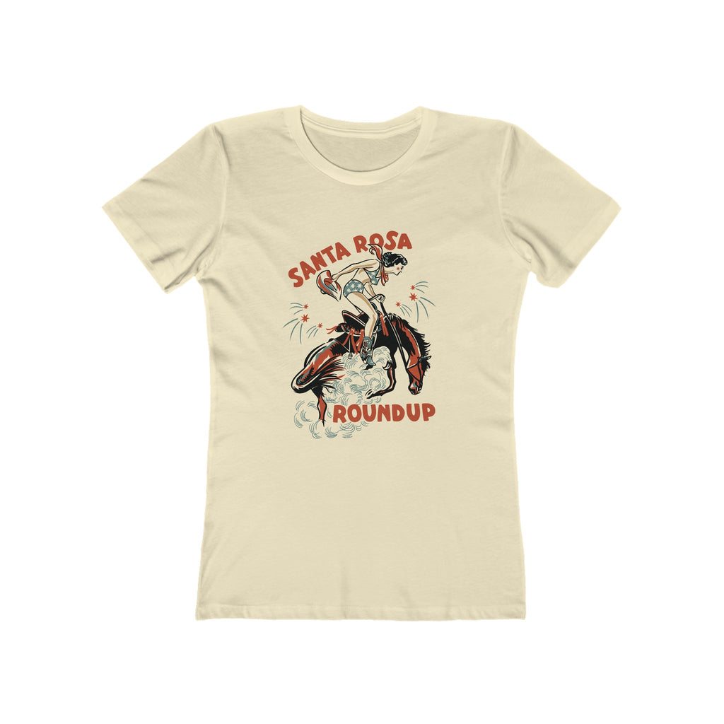 Santa Rosa Cowgirl Rodeo Vintage Print Women's T-shirt