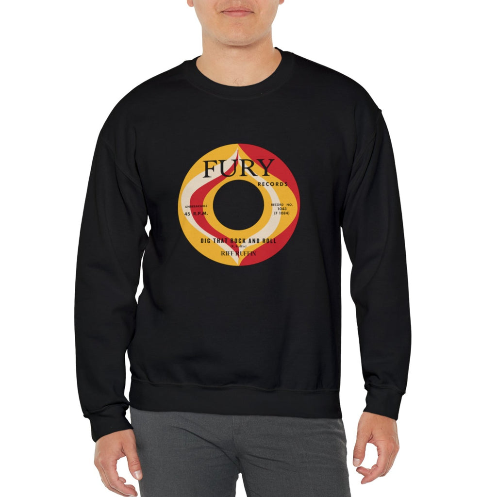 Fury Records Black Unisex Sweatshirt