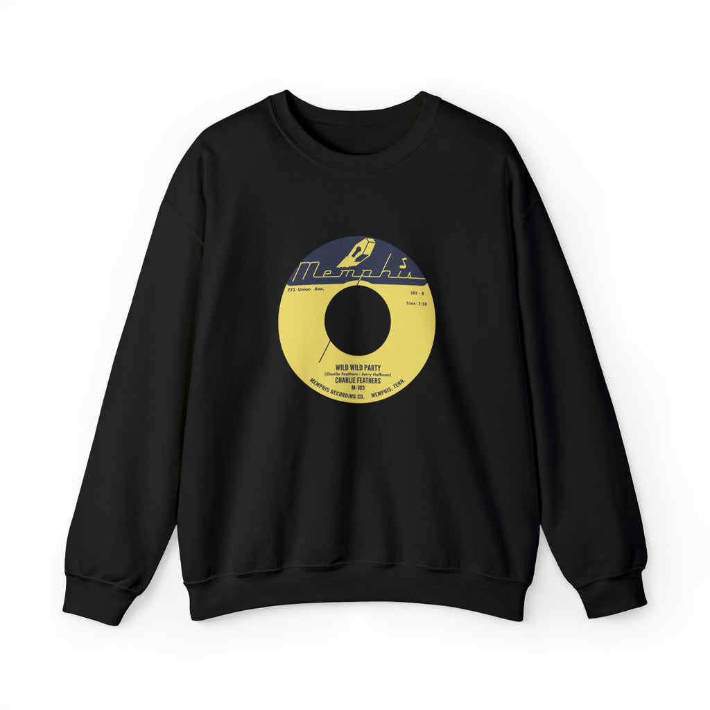 Memphis Records Women's Black Unisex Sweatshirt Black