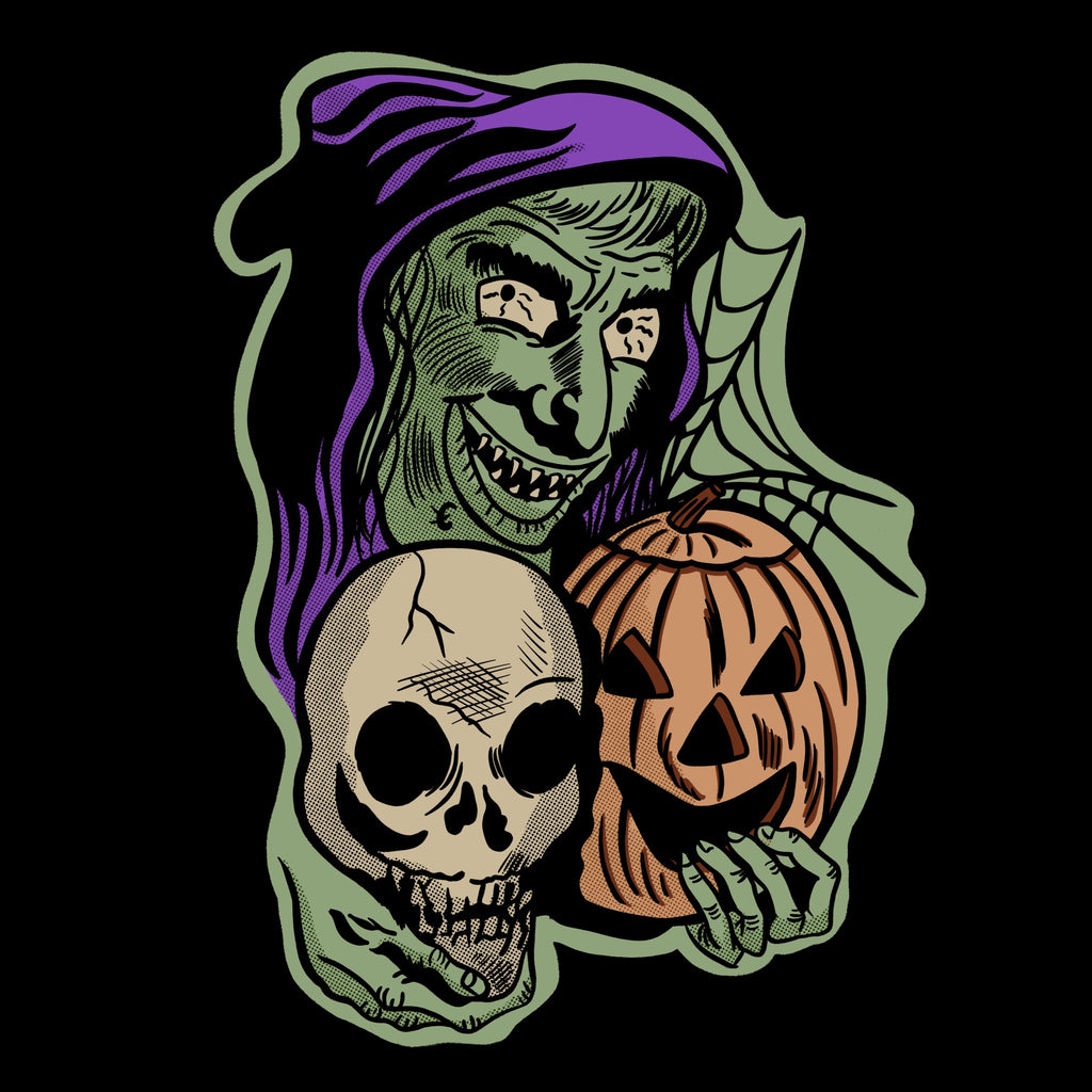 Classic Halloween Witchy Spooky Season Vintage Style Women's Sweatshirt