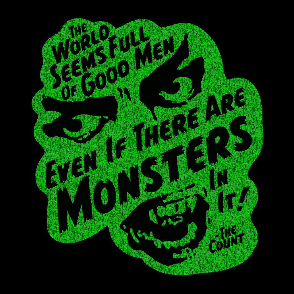 Dracula Monsters Vintage Halloween Soft Cotton Men's T-shirt