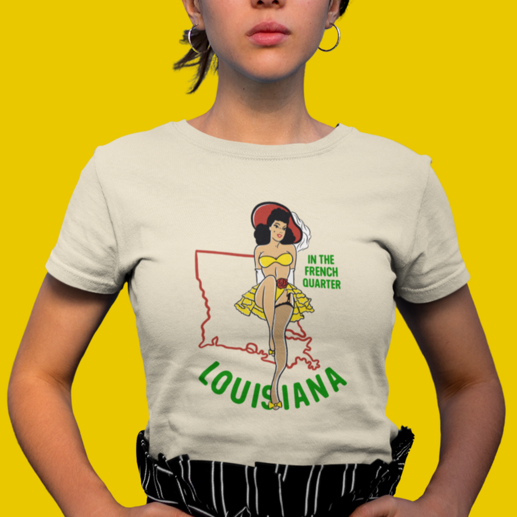 Louisiana Pinup Retro Women's T-shirt