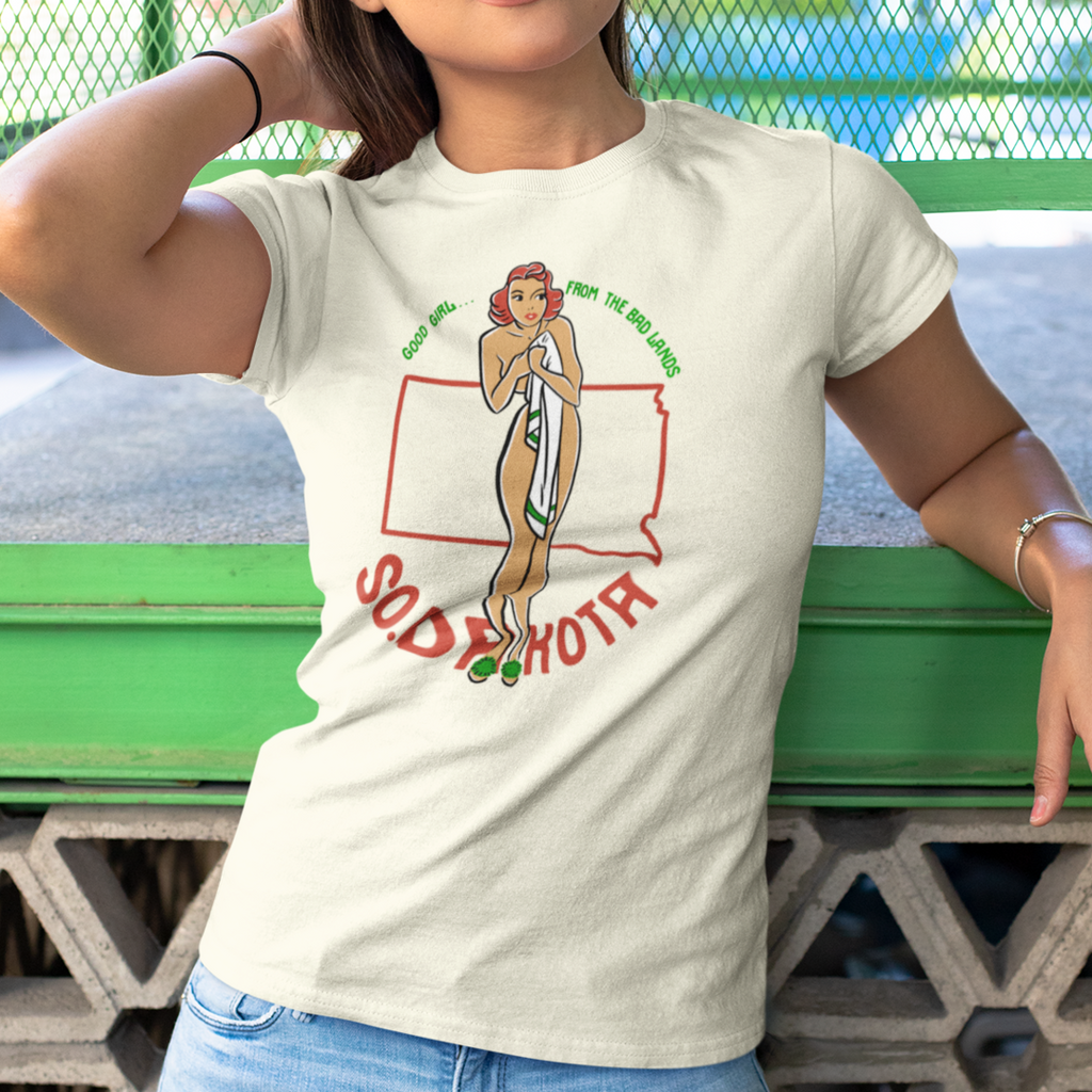 South Dakota Pinup Retro Women's T-shirt