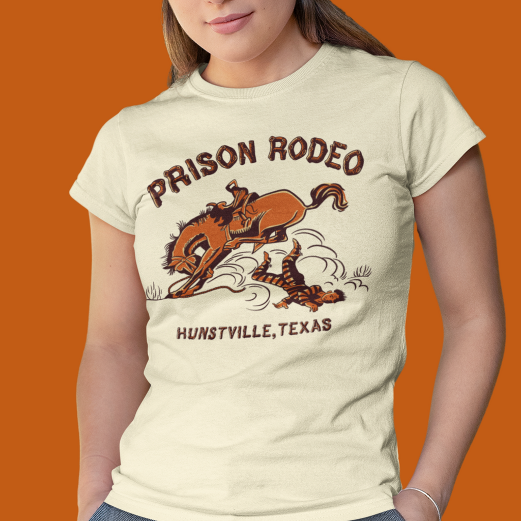 Texas Prison Rodeo Vintage Poster Women's T-shirt