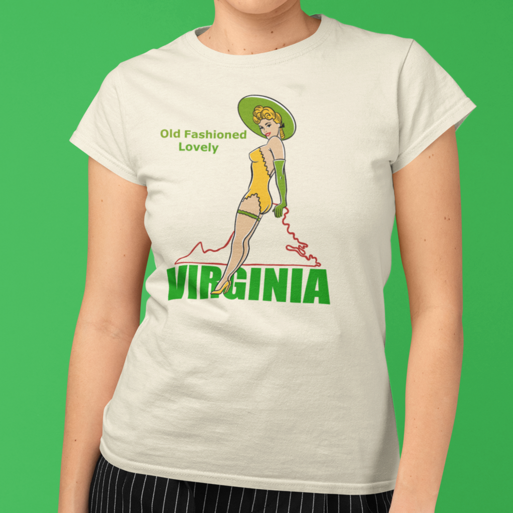 Virginia Pinup Retro Women's T-shirt
