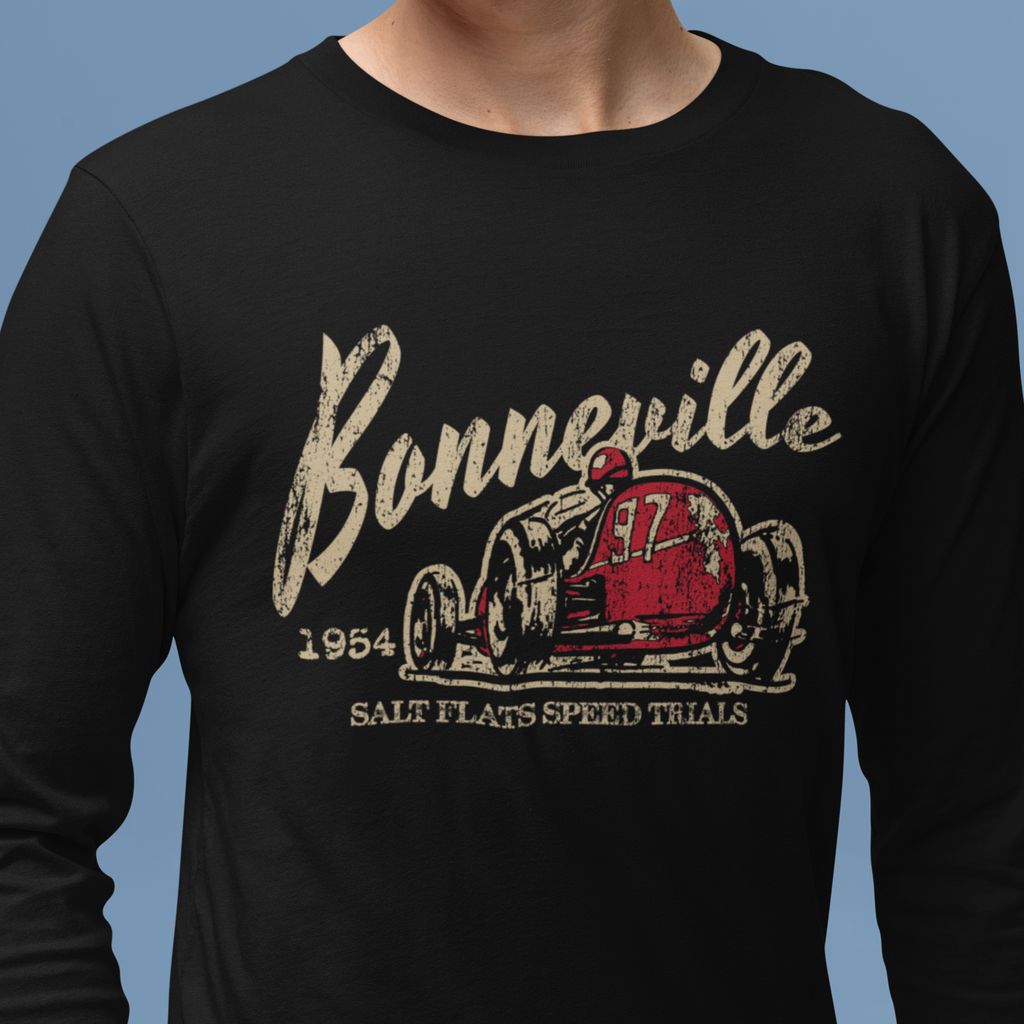 Bonneville Hot Rod Long Sleeve Men's T-Shirt