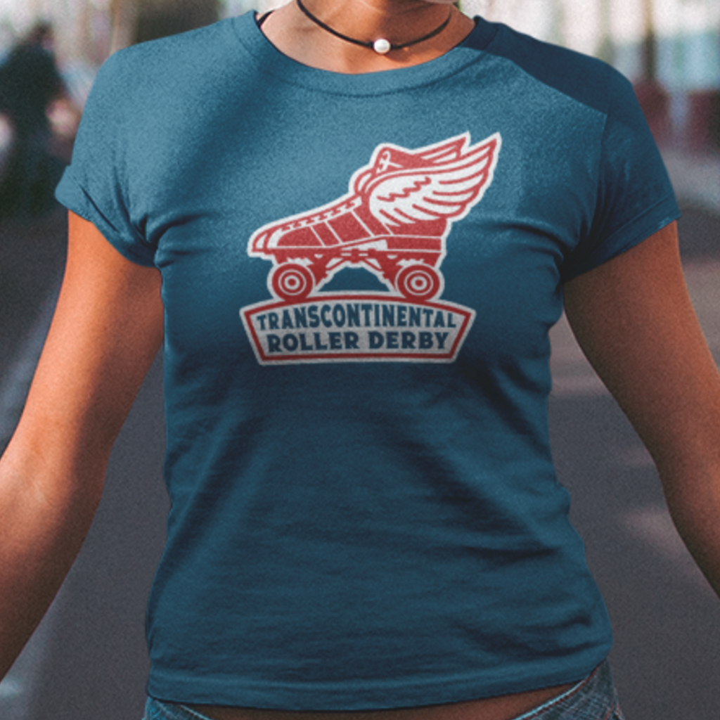 The Roller Derby Retro Vintage Roller Skating Women's T-shirt
