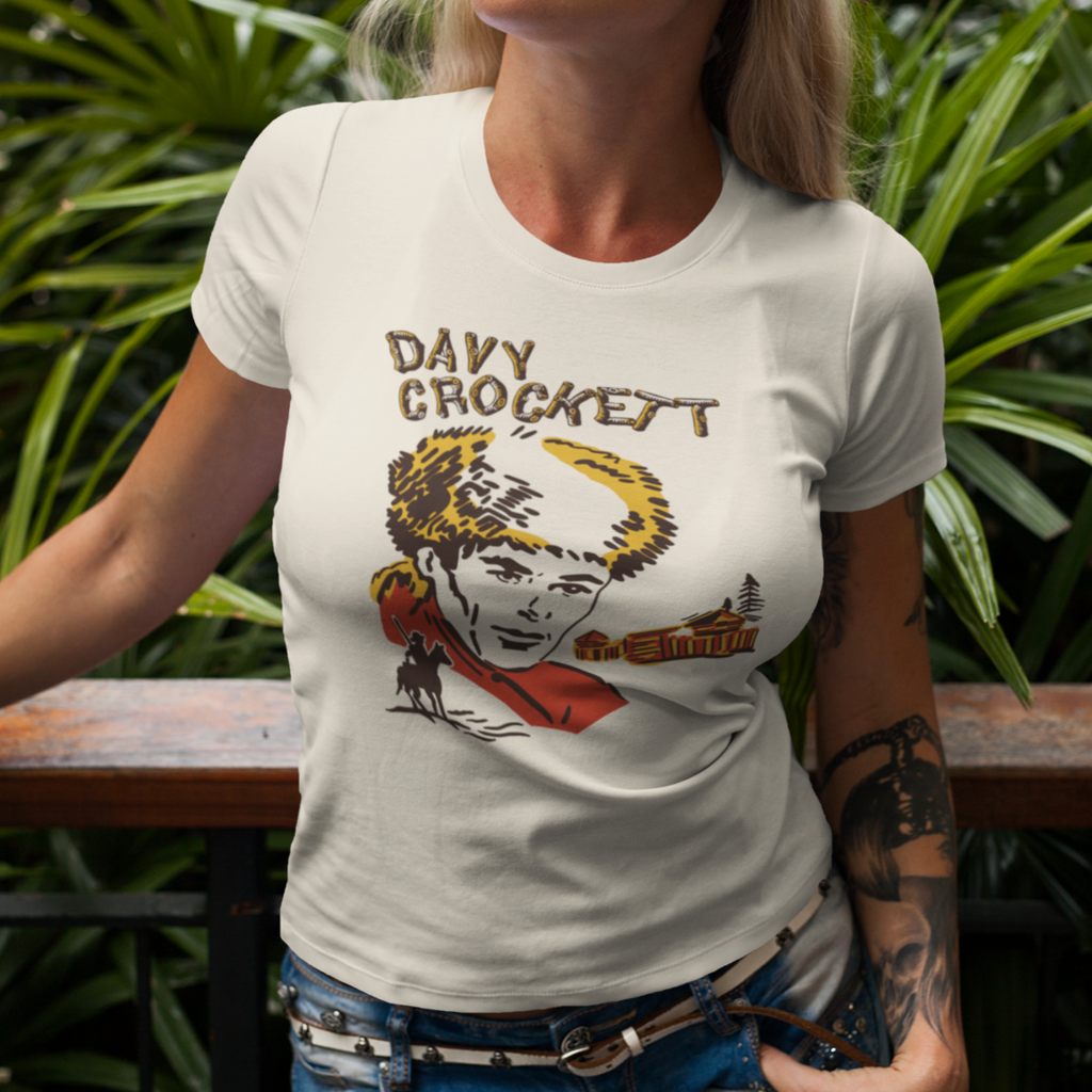 Vintage 1950s Davy Crockett Western Women's T-shirt