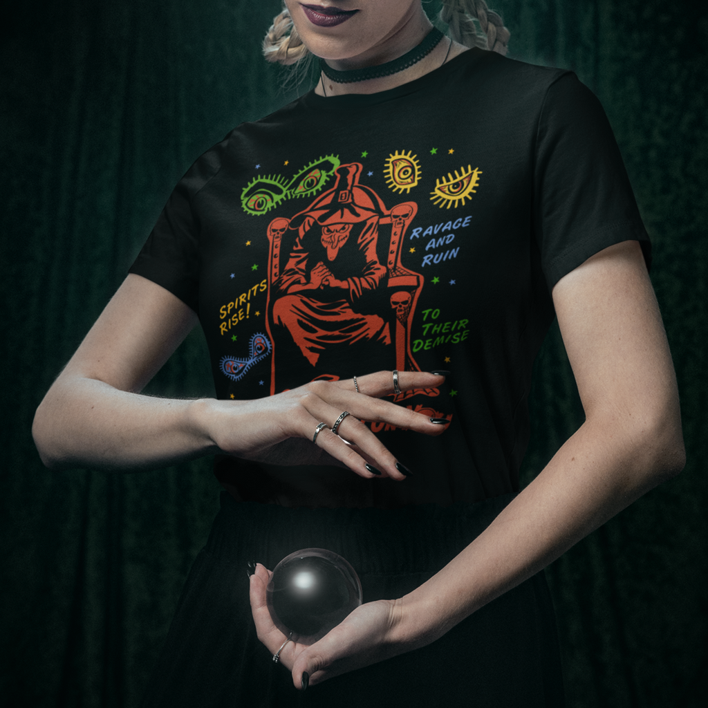 Vintage Halloween Witch - Ravage & Ruin - I Put a Spell on You - Soft Cotton Women's T-shirt