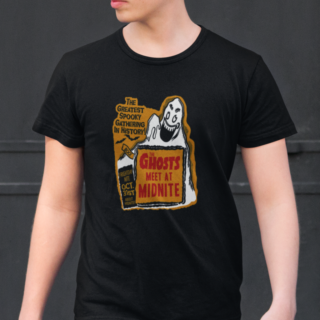 Ghosts Meet at Midnite Unisex Premium Cotton Men's T-shirt