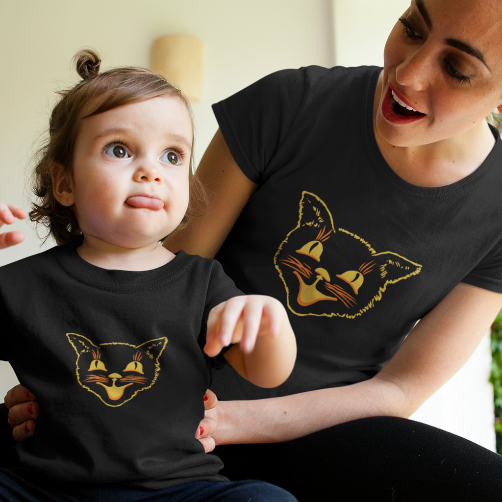 Halloween Cat Premium Cotton Infant T-shirt