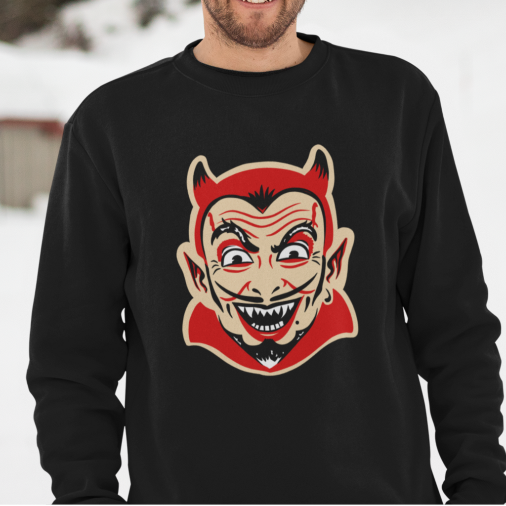 Vintage Devil Head Unisex Heavy Blend Premium Sweatshirt