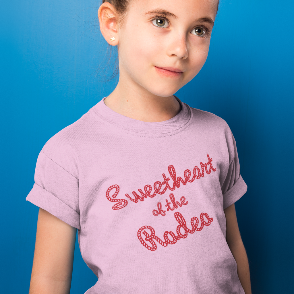 Sweetheart of the Rodeo Youth Kids T-shirt in 2 Assorted Colors