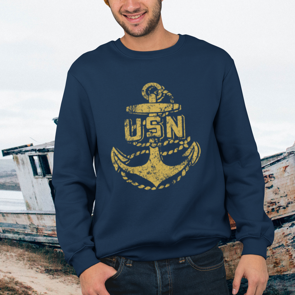 USN Vintage Logo Fleece Sweatshirt