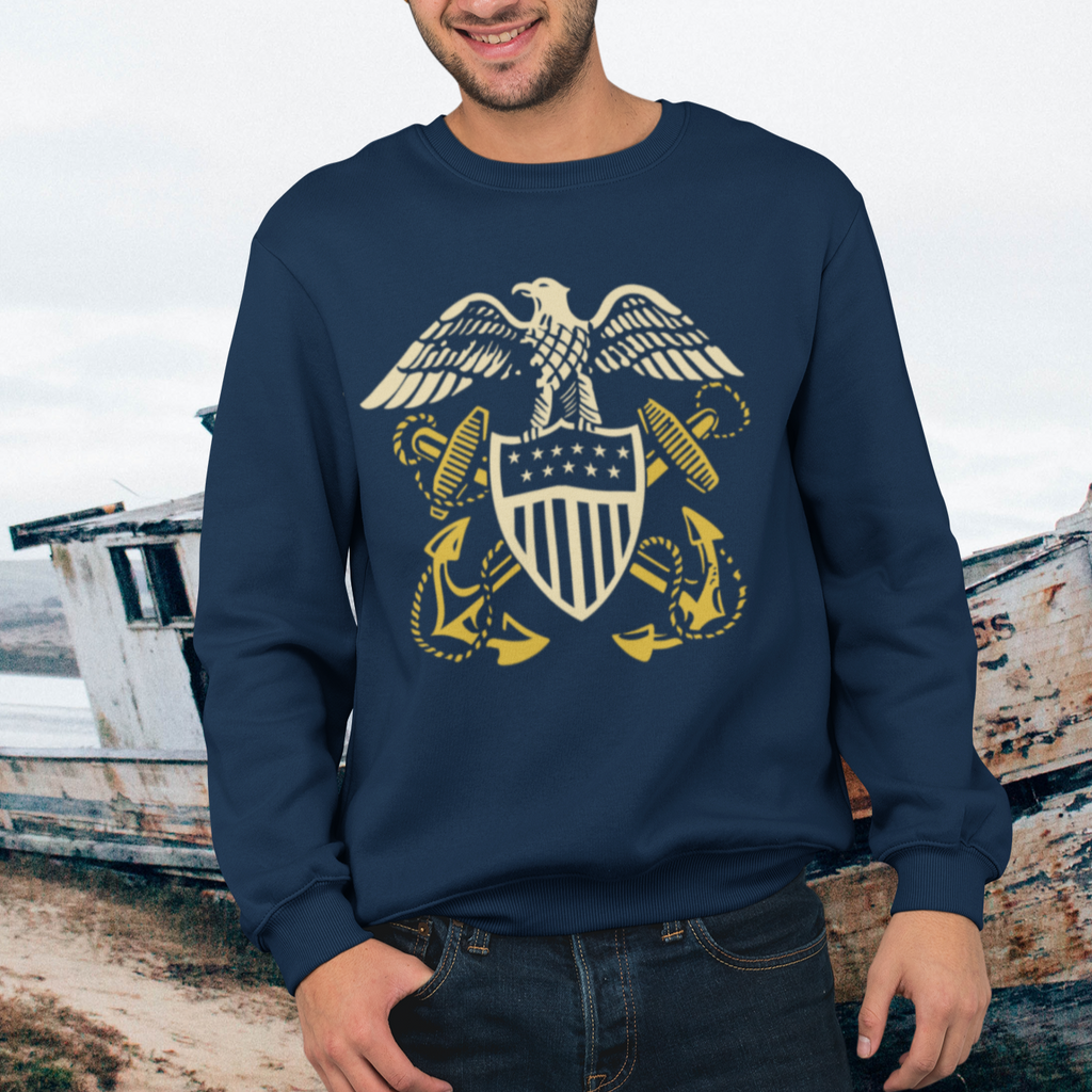 US Navy Vintage Logo Fleece Sweatshirt