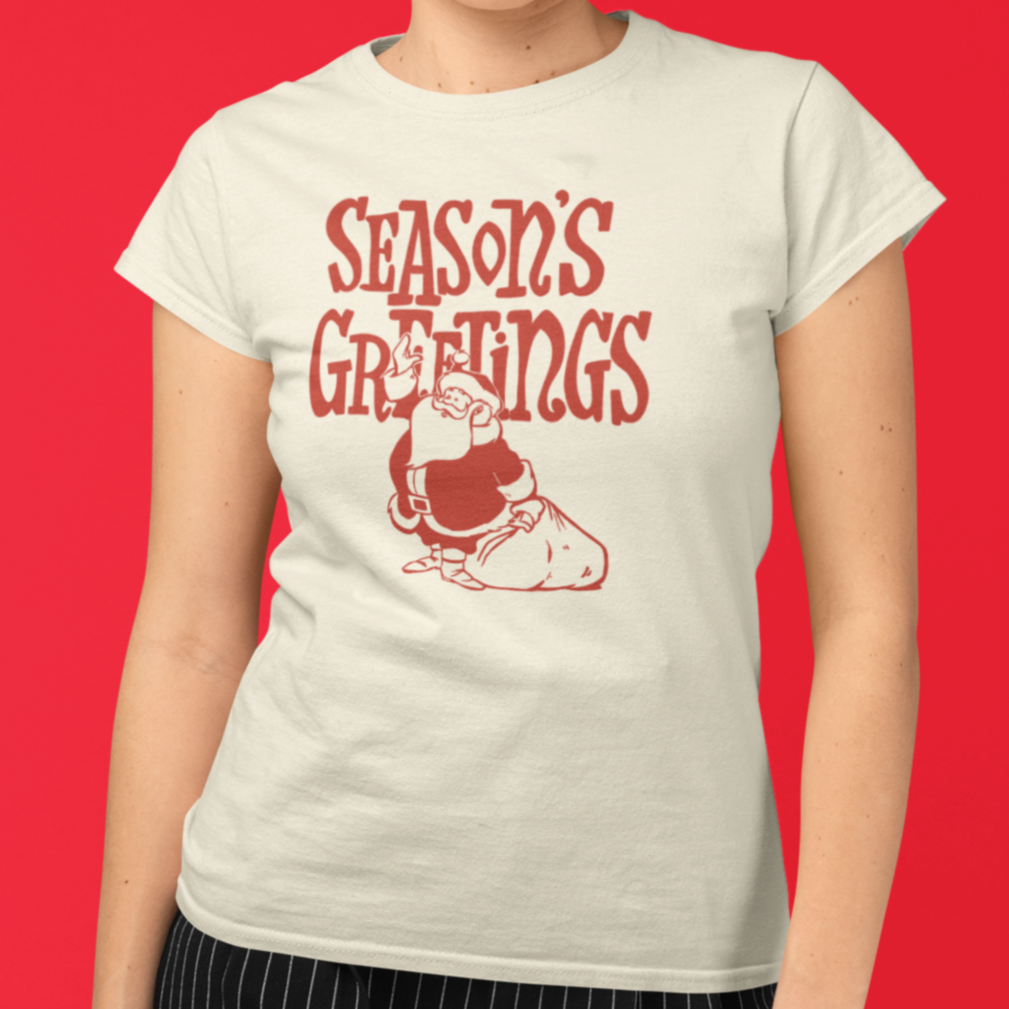 Seasons Greetings Santa Christmas - Women's T-shirt