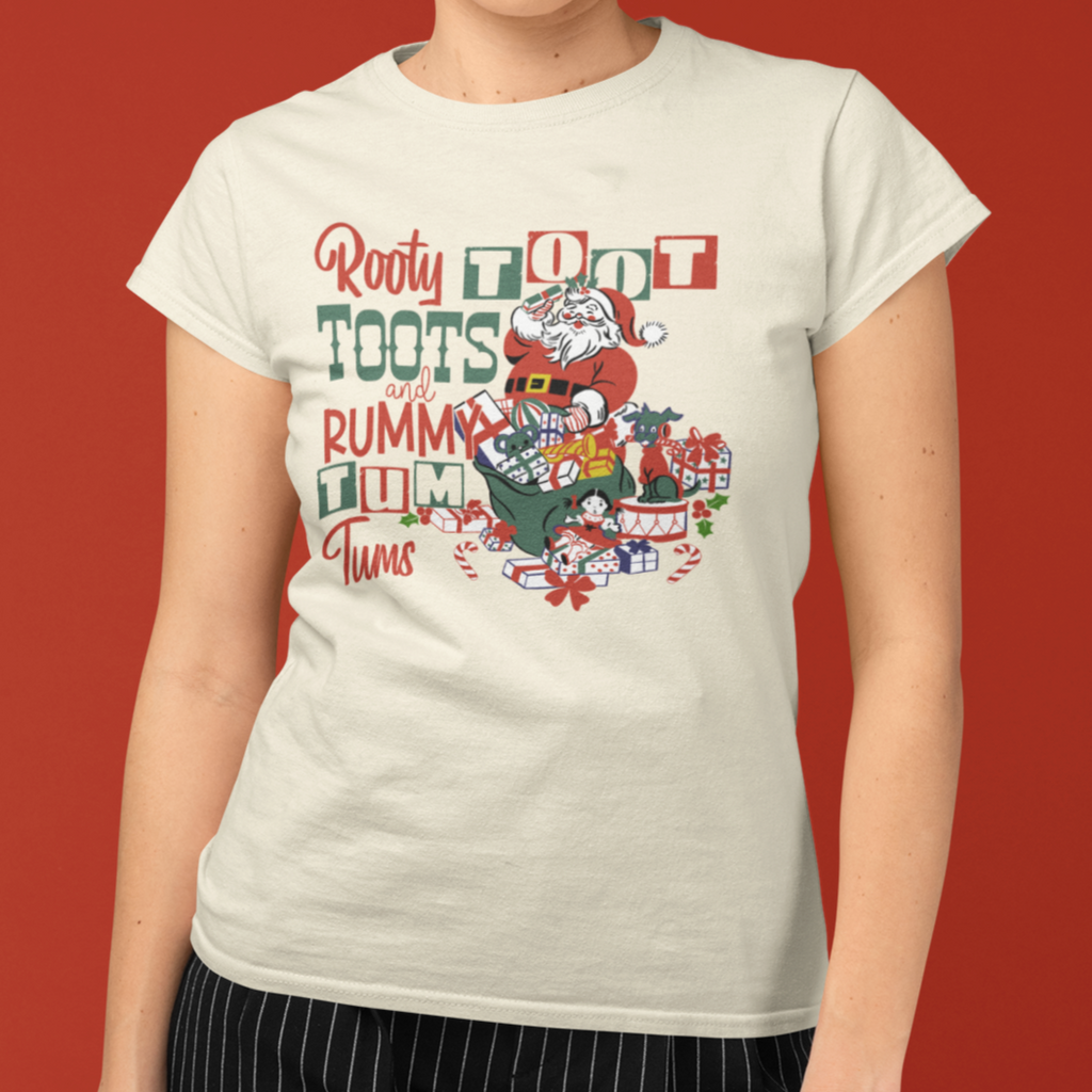 Santa Rooty Toot Toots Christmas - Women's T-shirt