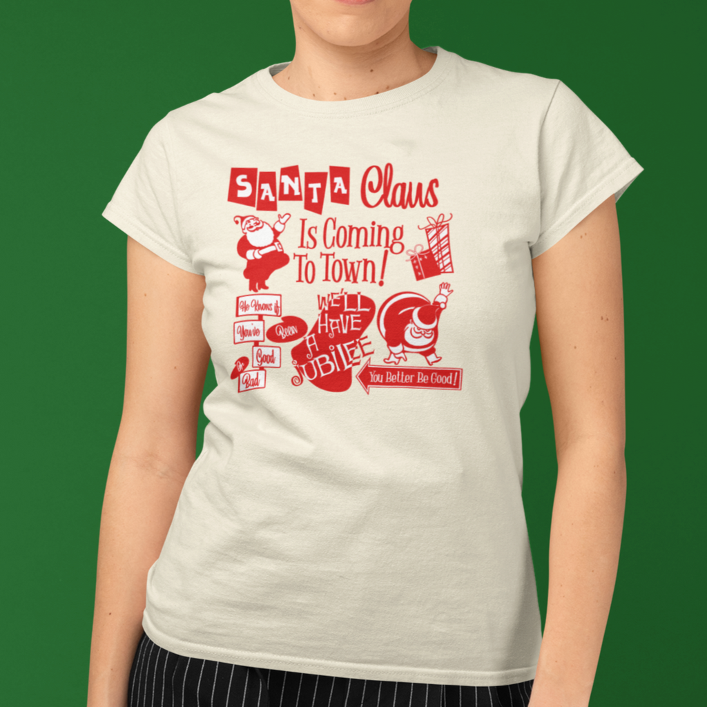 Santa Is Coming- Christmas - Women's T-shirt