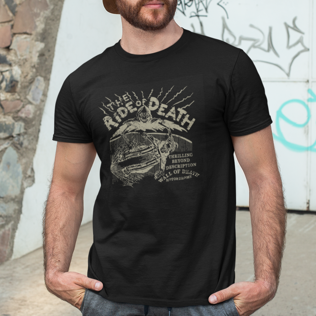 Race To Death Drag Race for Men on Premium Cotton T-shirt in Dark Assorted Colors