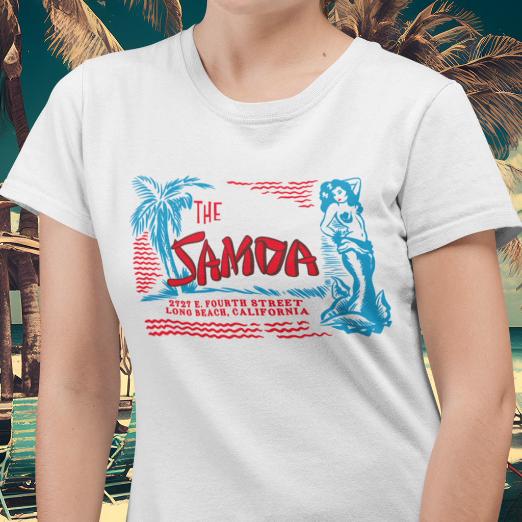 The Samoa Tiki Restaurant Vintage Souvenir Women's T-shirt