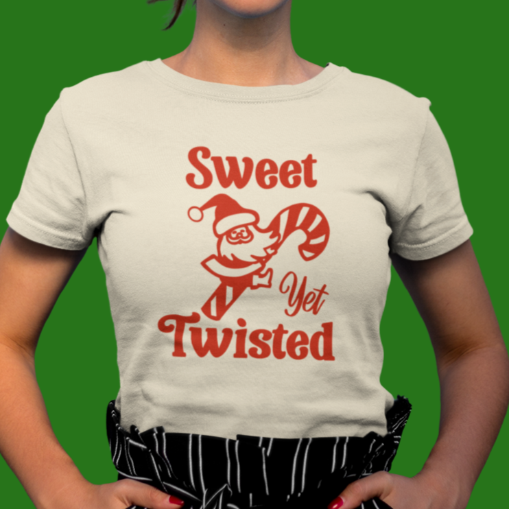 Sweet Yet Twisted Santa Christmas - Women's T-shirt