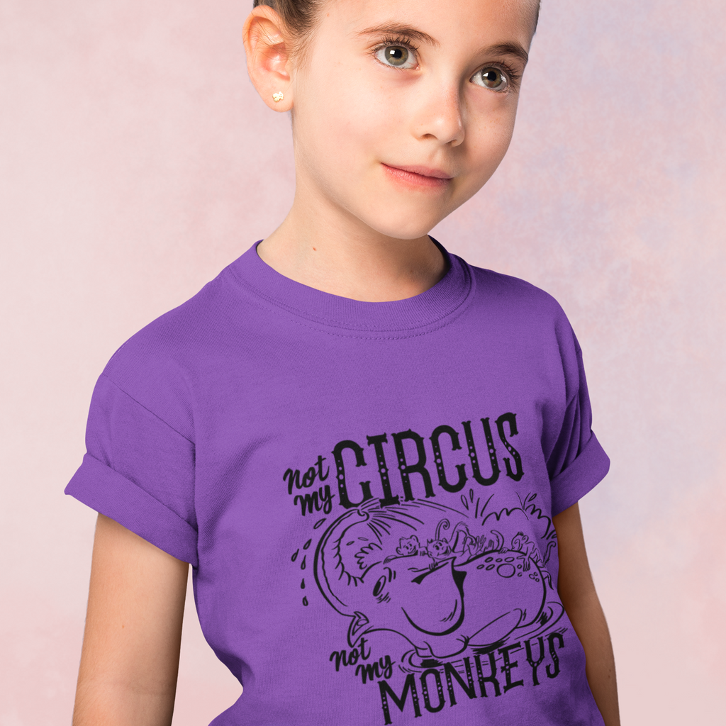 Not My Circus Not My Monkeys Youth Short Sleeve T-shirt