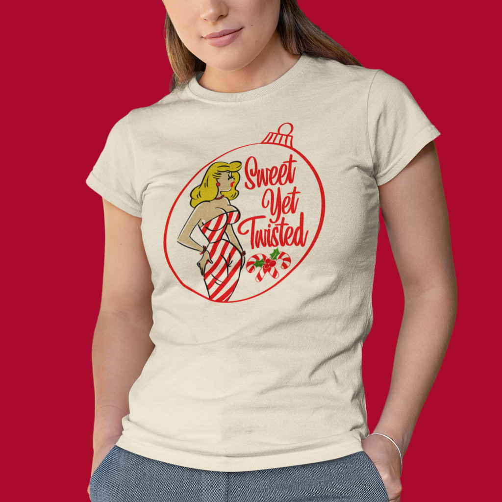 Sweet Yet Twisted - Pinup Christmas - Women's T-shirt