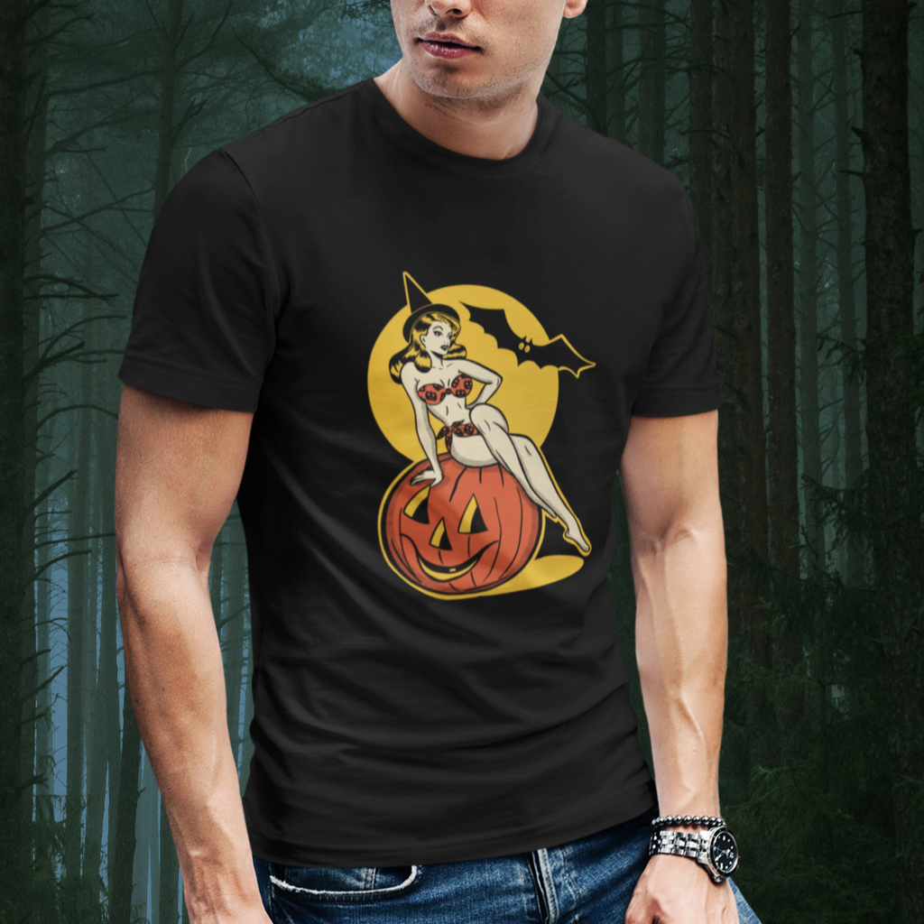 Classic Halloween Pinup Retro Spooky Season Unisex T-shirt