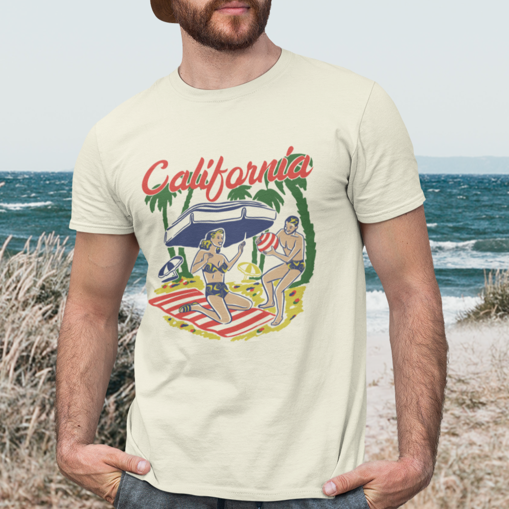 Calfornia Men's Cream T-shirt