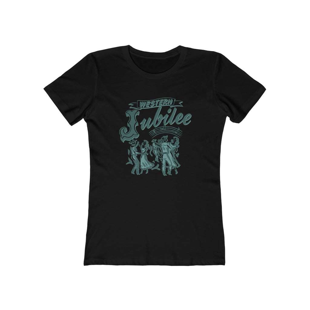 Western Jubilee Ladies T-shirt Solid Black