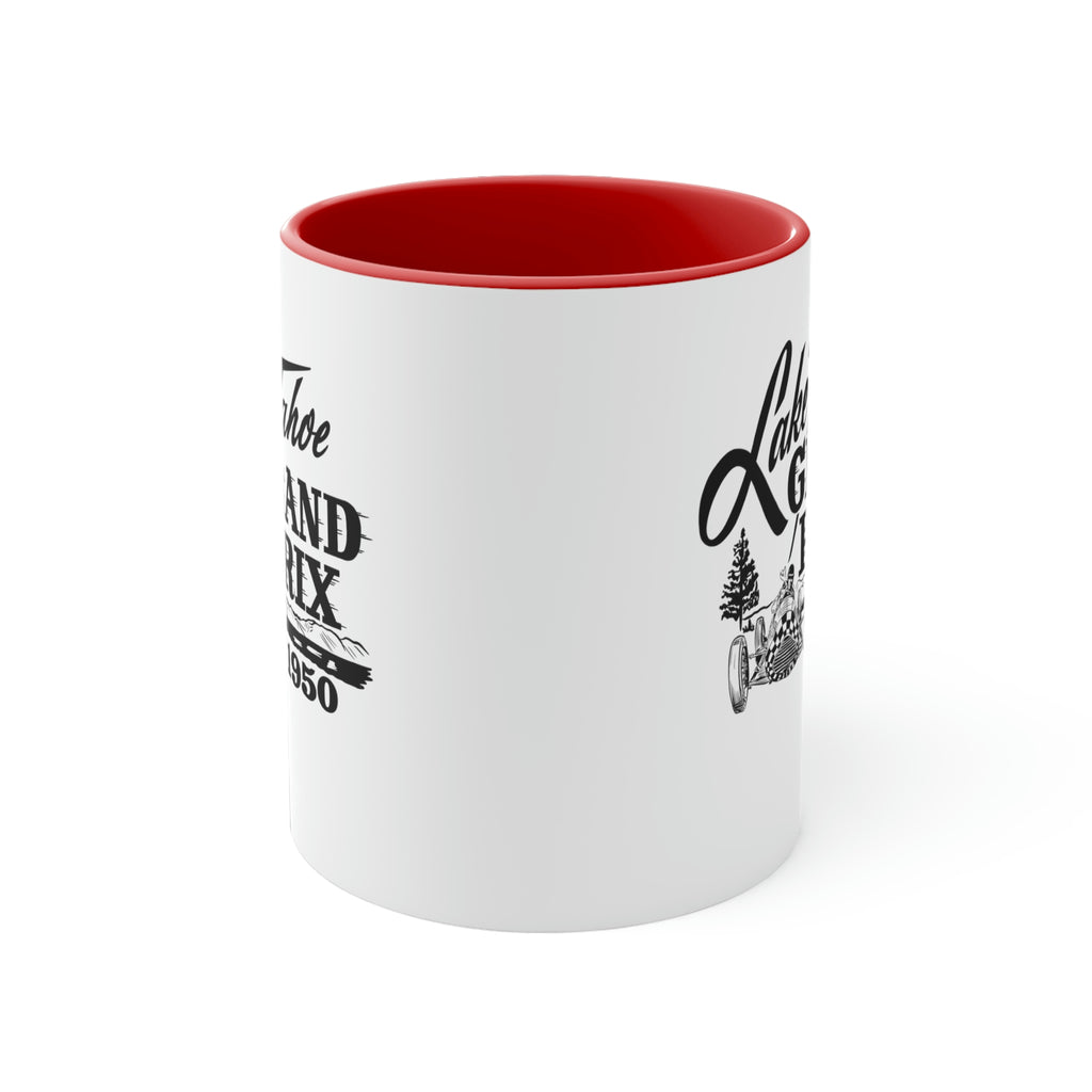 Lake Tahoe Grand Prix Coffee Mug, 11oz Red 11oz