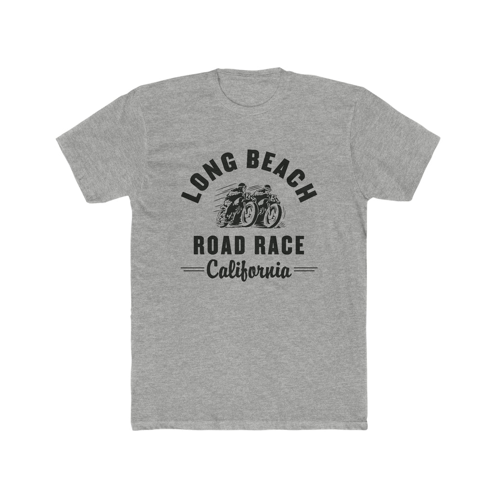 Long Beach Motorcycle Road Race Men's T-shirt Heather Grey