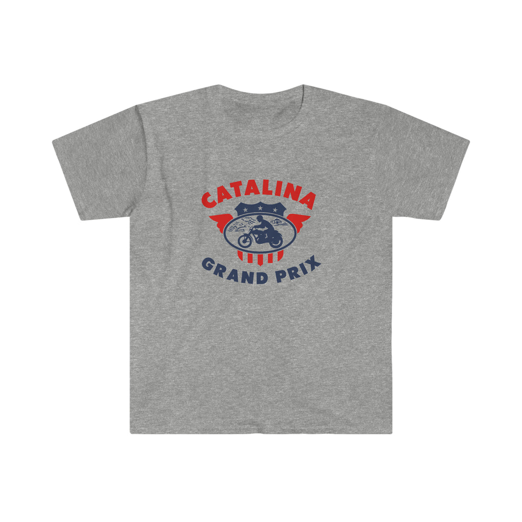 Catalina Grand Prix Mens Softstyle T-Shirt Sport Grey