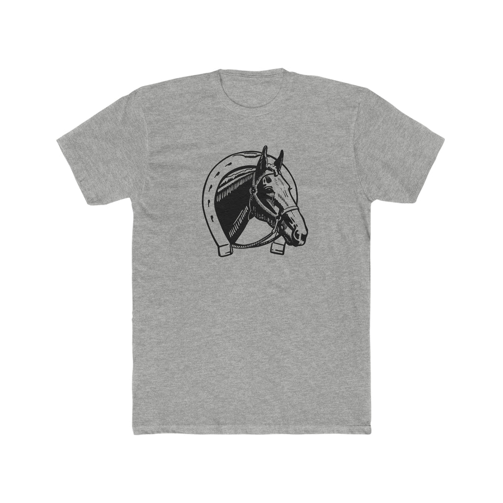 Lucky Horse Men's T-shirt Heather Grey