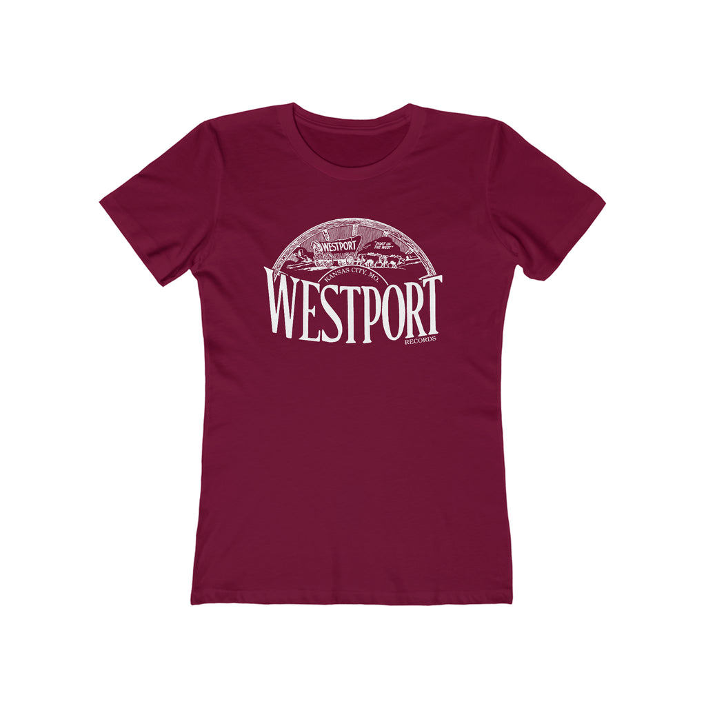 Westport Records Women's Premium Tee Solid Cardinal Red