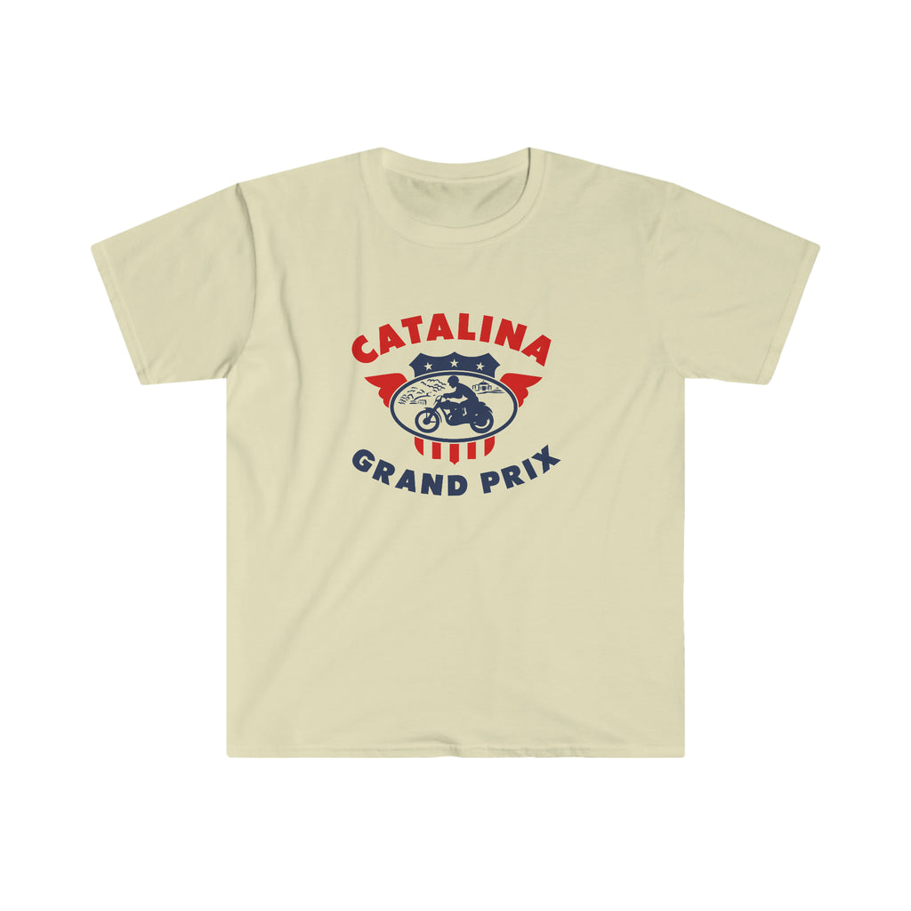 Catalina Grand Prix Mens Softstyle T-Shirt Natural