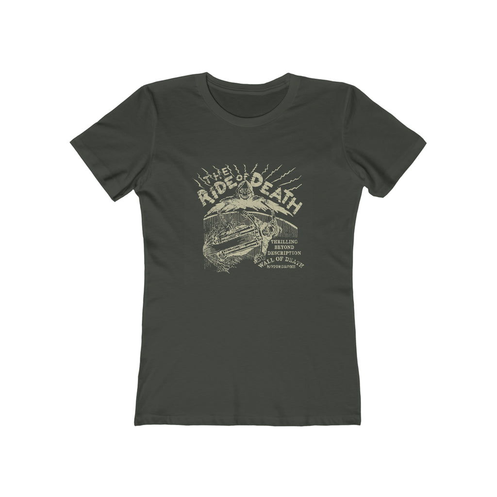 Ride of Death Ladies T-shirt Solid Heavy Metal