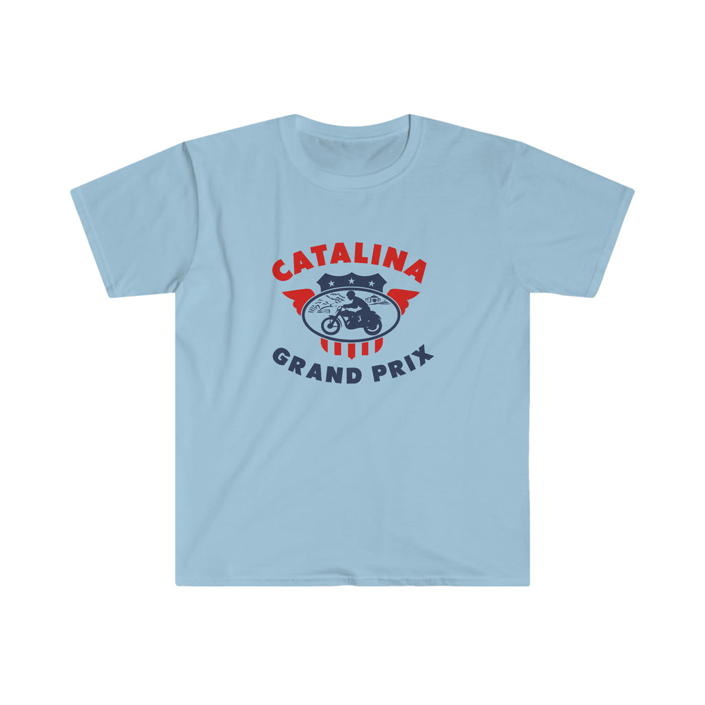 Catalina Grand Prix Mens Softstyle T-Shirt Light Blue