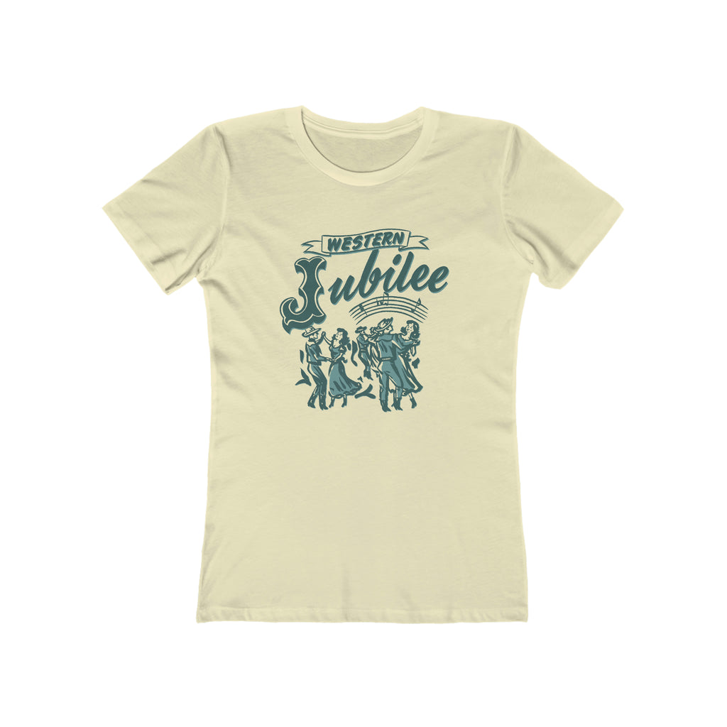 Western Jubilee Ladies T-shirt Solid Natural
