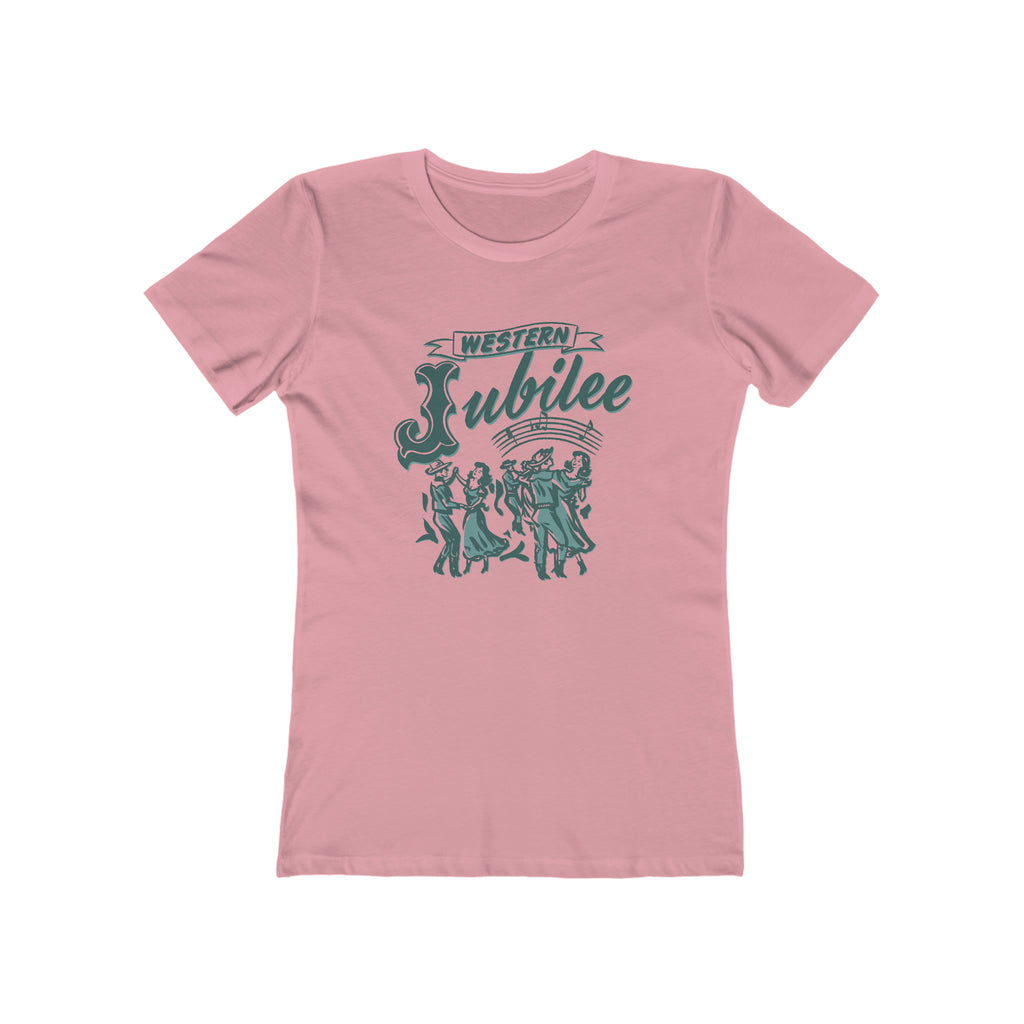 Western Jubilee Ladies T-shirt Solid Light Pink
